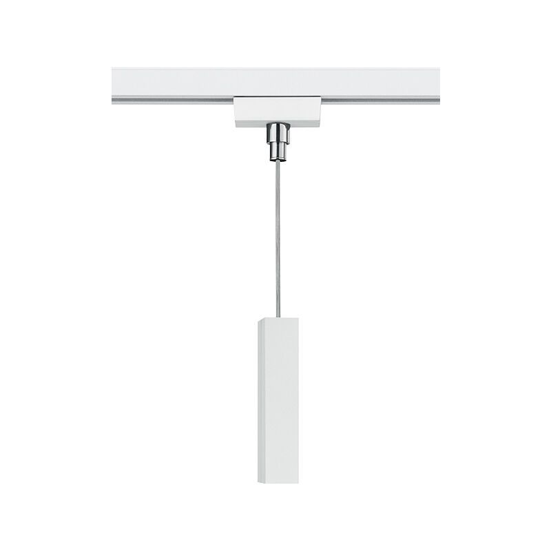 Adattatore a sospensione per faretti a binario 2 fasi, bianco Adattatore a sospensione per faretti a binario 2 fasi, bianco