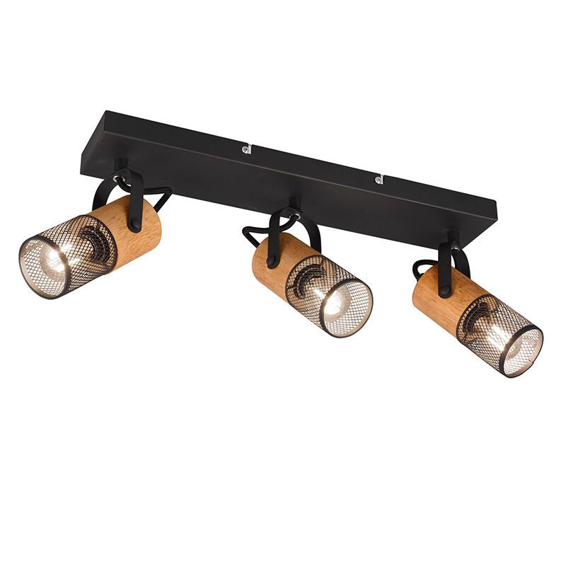 Faretto da soffitto vintage nero, Jessica