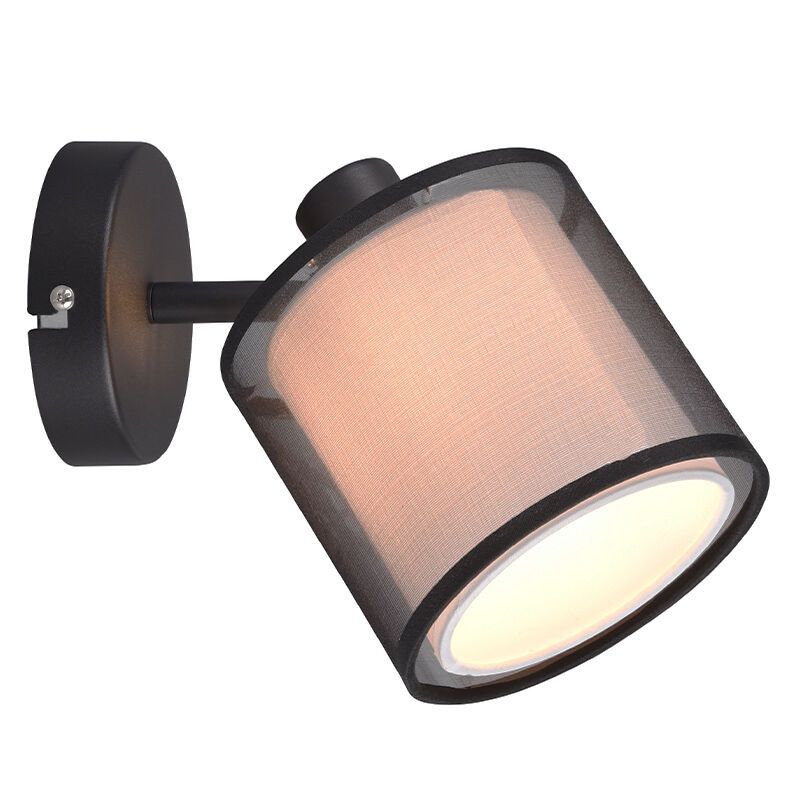 Faretto da parete moderno antracite, Mirle