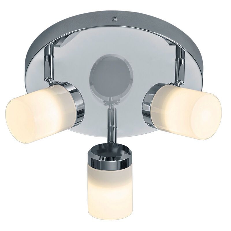Faretto da soffitto per bagno moderno cromato, Nelis, IP44 Faretto da soffitto per bagno moderno cromato, Nelis, IP44