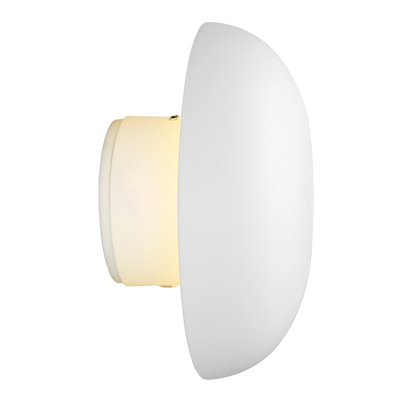 Applique ricaricabile bianca metallo, Khaoula, 1,5W, 3000K LED, dimmer in 3 fasi