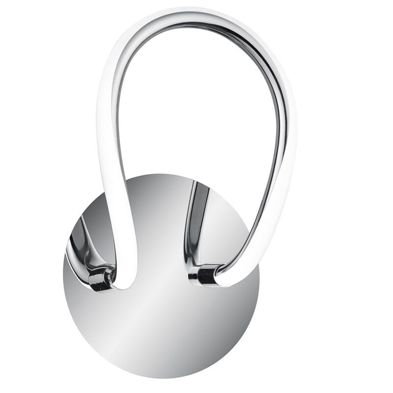 Applique da parete design cromata, Marell, 11W, 4000K LED, dimmer in 3 fasi