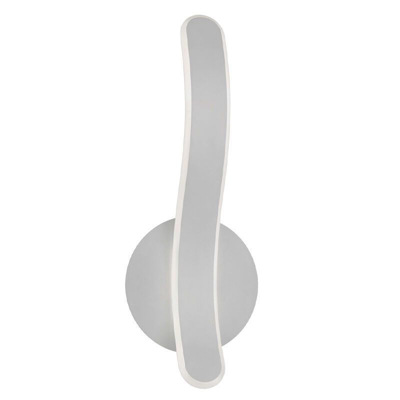 Applique da parete design bianca, Resy, 11W, 4000K LED, dimmer in 3 fasi