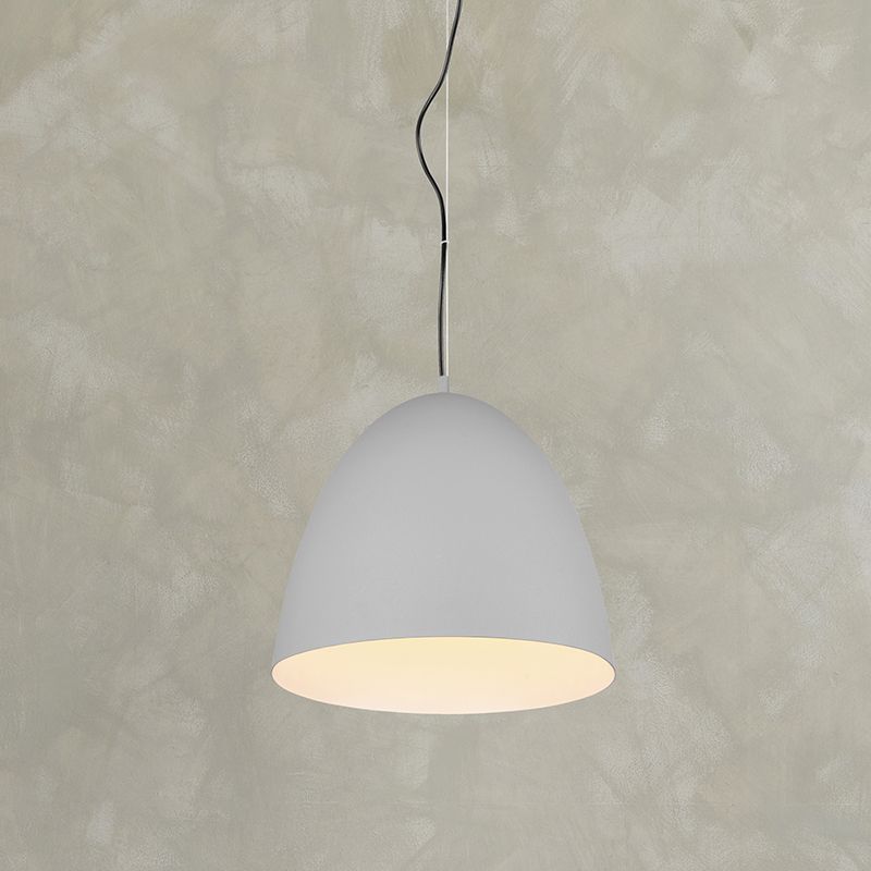 Lampada a sospensione semisfera moderna grigia, Ingmar Lampada a sospensione semisfera moderna grigia, Ingmar