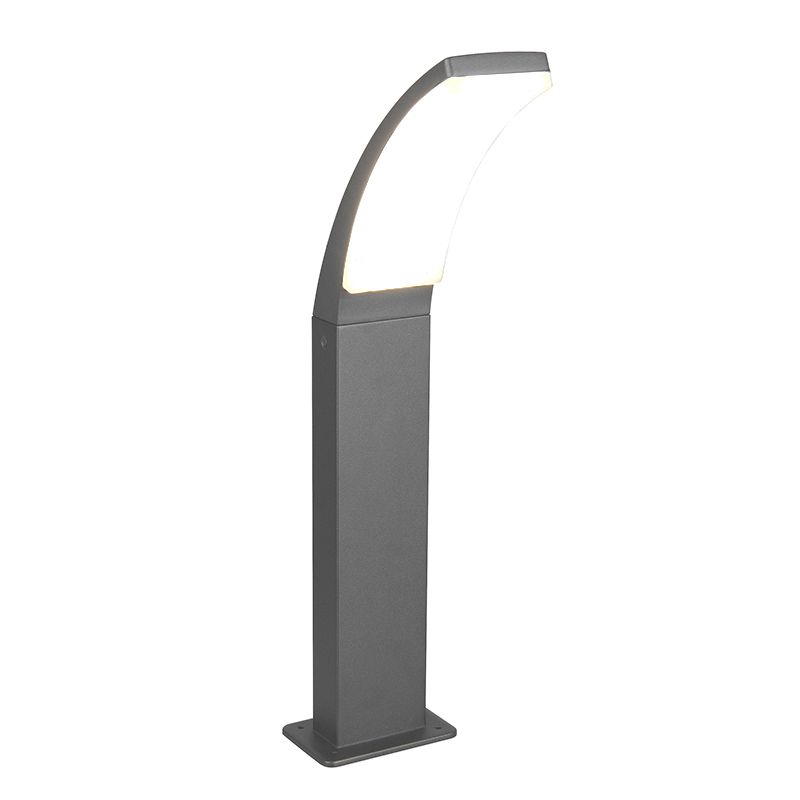 Lampada da esterno moderna antracite, Popke, 12,5W, 4000K LED, IP44