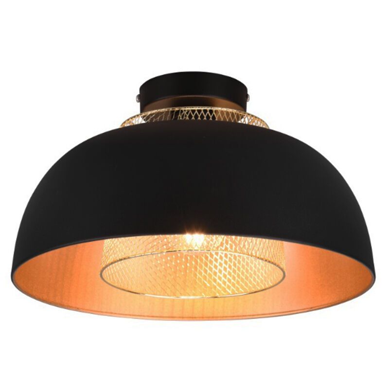 Lampada da soffitto industriale nera, Sylvano Lampada da soffitto industriale nera, Sylvano