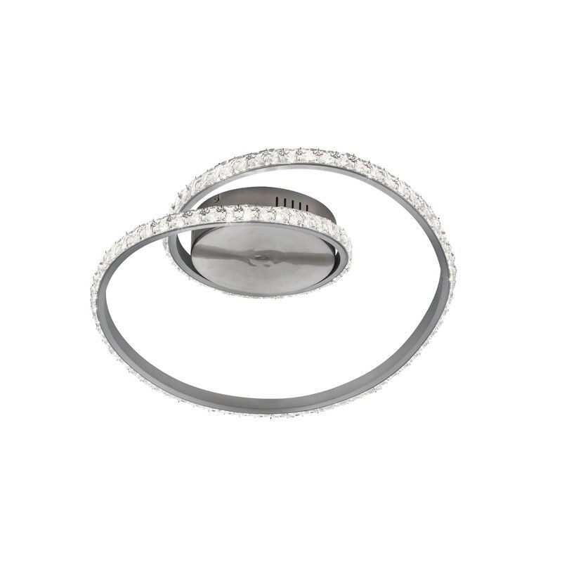 Plafoniera moderna trasparente, Salim, 19W, RGBW LED, con telecomando Plafoniera moderna trasparente, Salim, 19W, RGBW LED, con telecomando