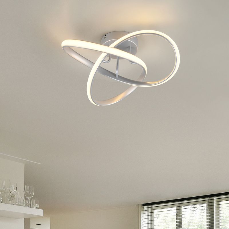 Lampada da soffitto design argenta, Suat, 15W, 3000K LED Lampada da soffitto design argenta, Suat, 15W, 3000K LED