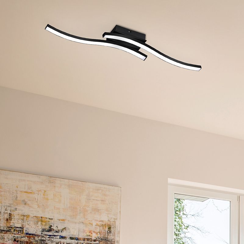 Plafoniera moderna nera, Go, 5W, 3000K LED Plafoniera moderna nera, Go, 5W, 3000K LED