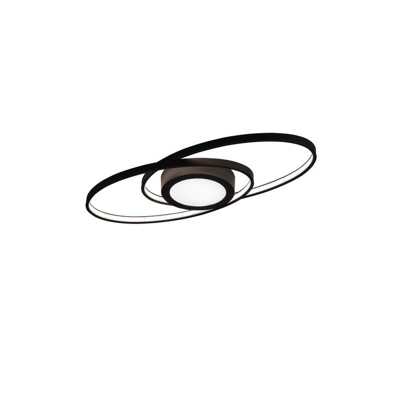 Plafoniera moderna antracite, Sarama, 27W, 3000K LED