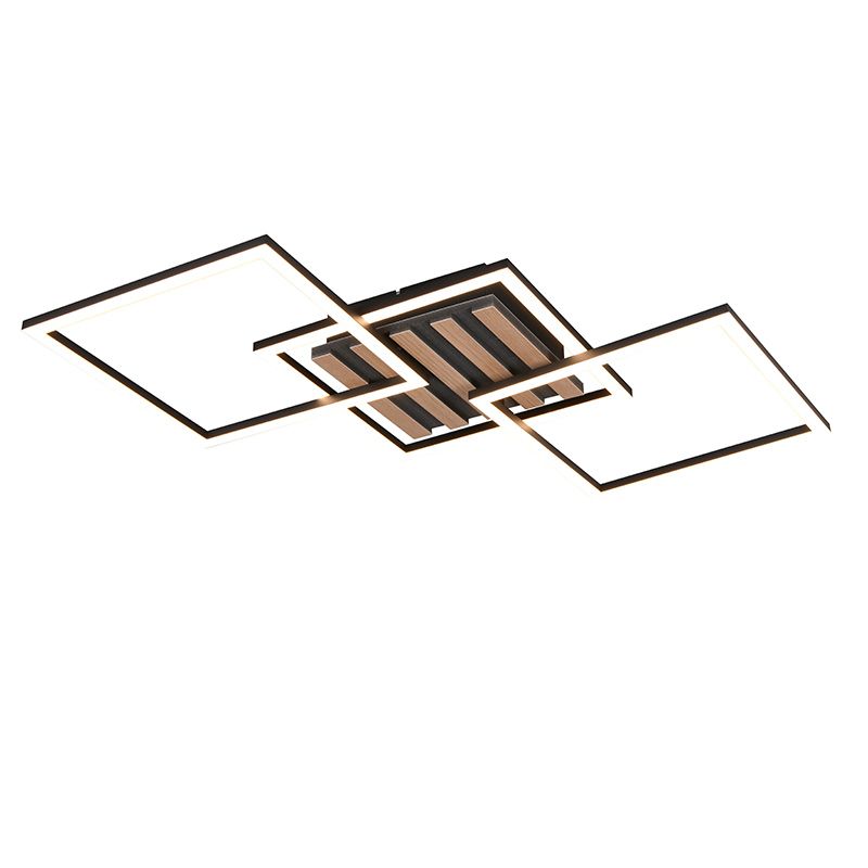 Lampada da soffitto design nera, Tijme Lampada da soffitto design nera, Tijme