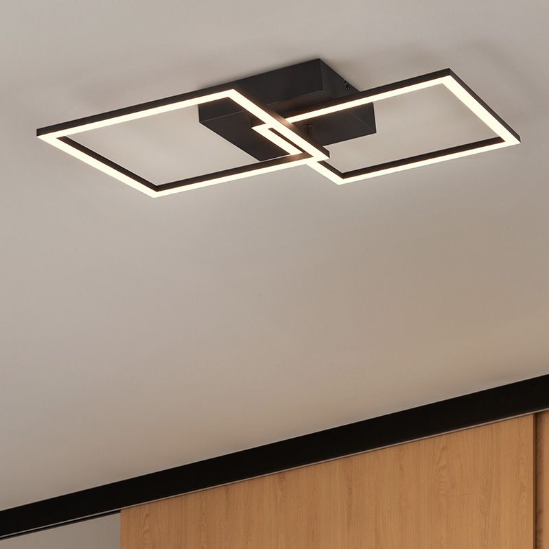 Plafoniera moderna nera, Margaux, 20W, 3000K LED Plafoniera moderna nera, Margaux, 20W, 3000K LED