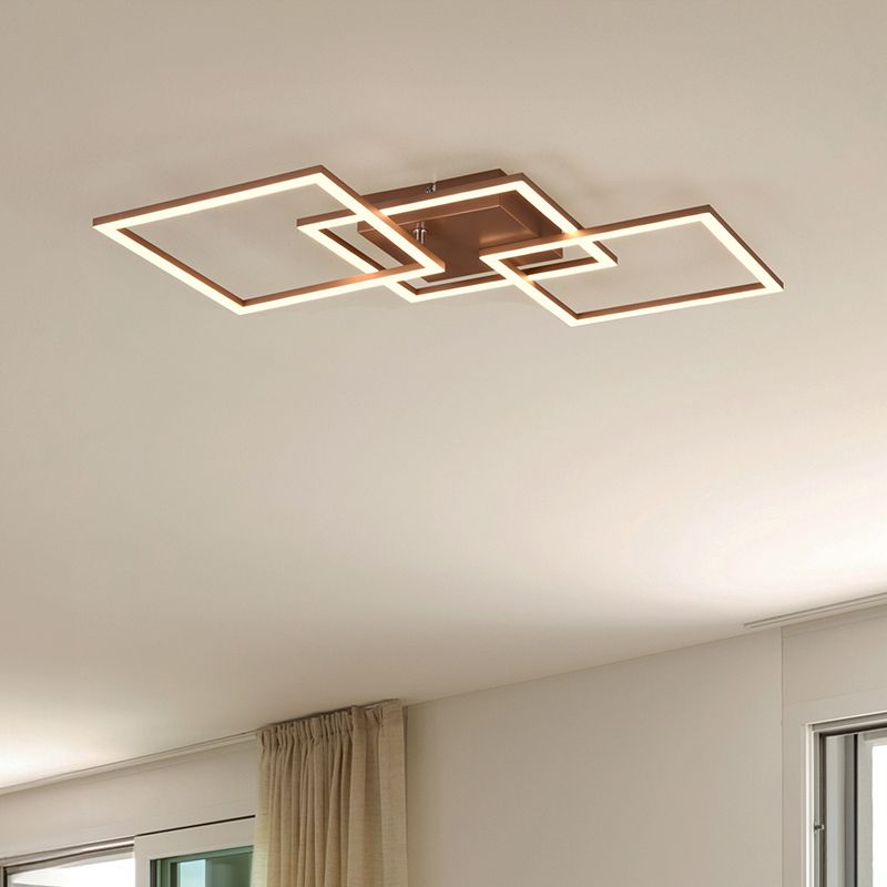 Plafoniera moderna marrone, Margaux, 31W, 3000K LED