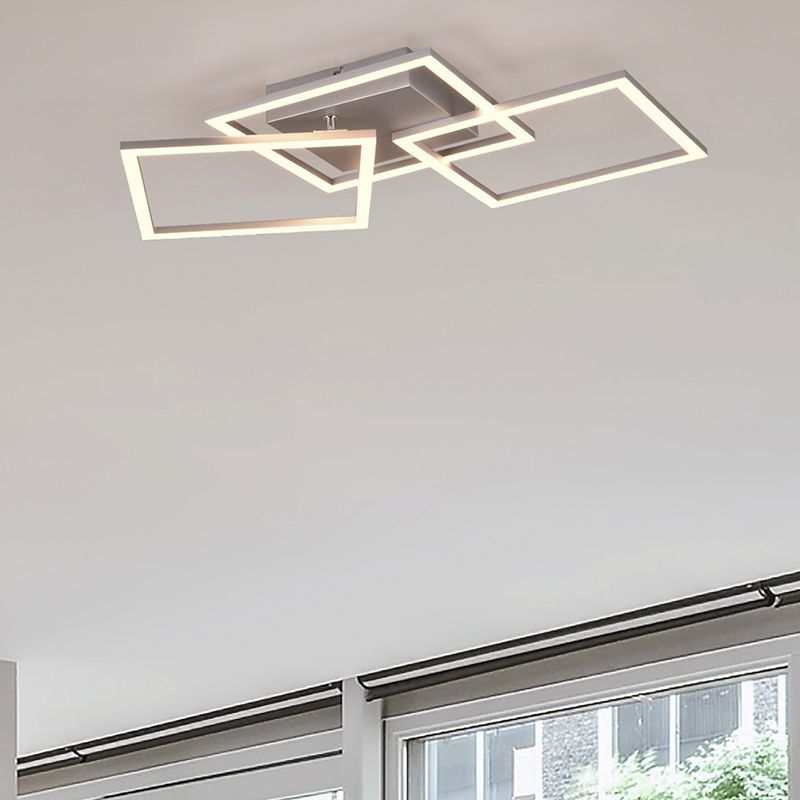 Plafoniera moderna cromata, Margaux, 31W, 3000K LED Plafoniera moderna cromata, Margaux, 31W, 3000K LED