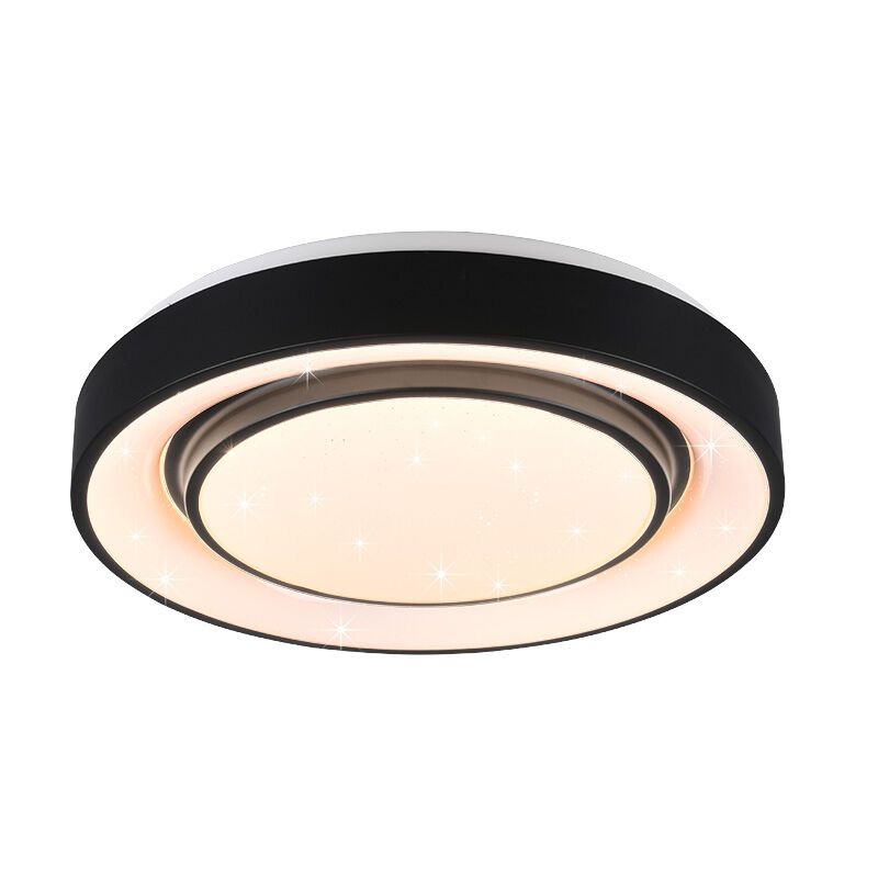 Plafoniera moderna nera, Freke, 20W, RGBW LED