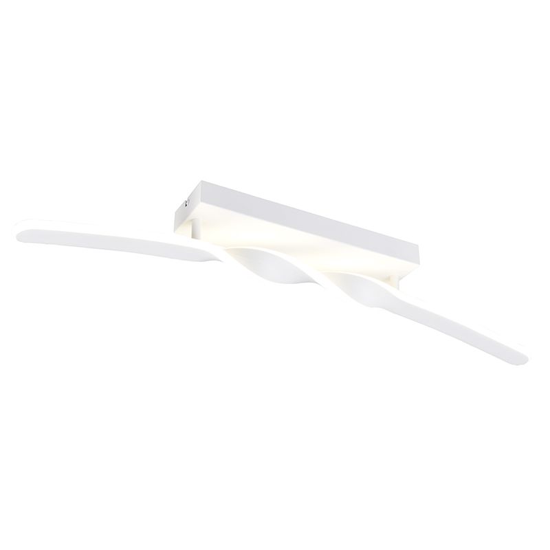 Lampada da soffitto design bianca, Quirinus, 18W, 4000K LED