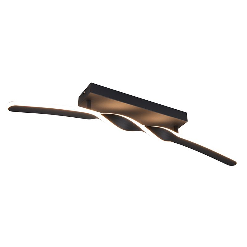 Lampada da soffitto design nera, Quirinus, 18W, 4000K LED Lampada da soffitto design nera, Quirinus, 18W, 4000K LED