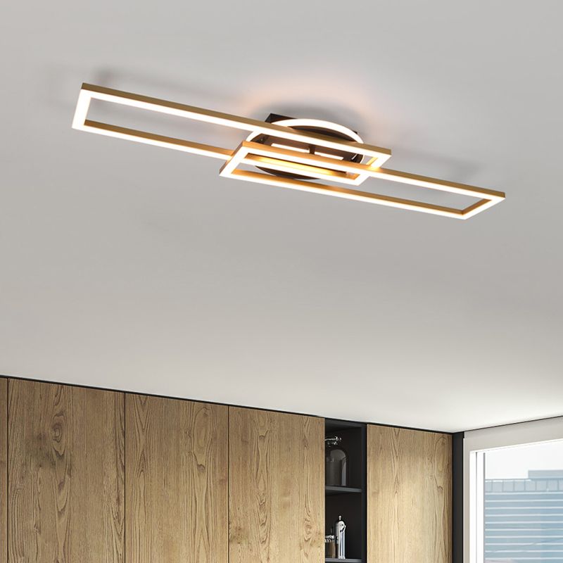 Plafoniera moderna in ottone, Jadon, 30W, bianco regolabile tra caldo e freddo LED