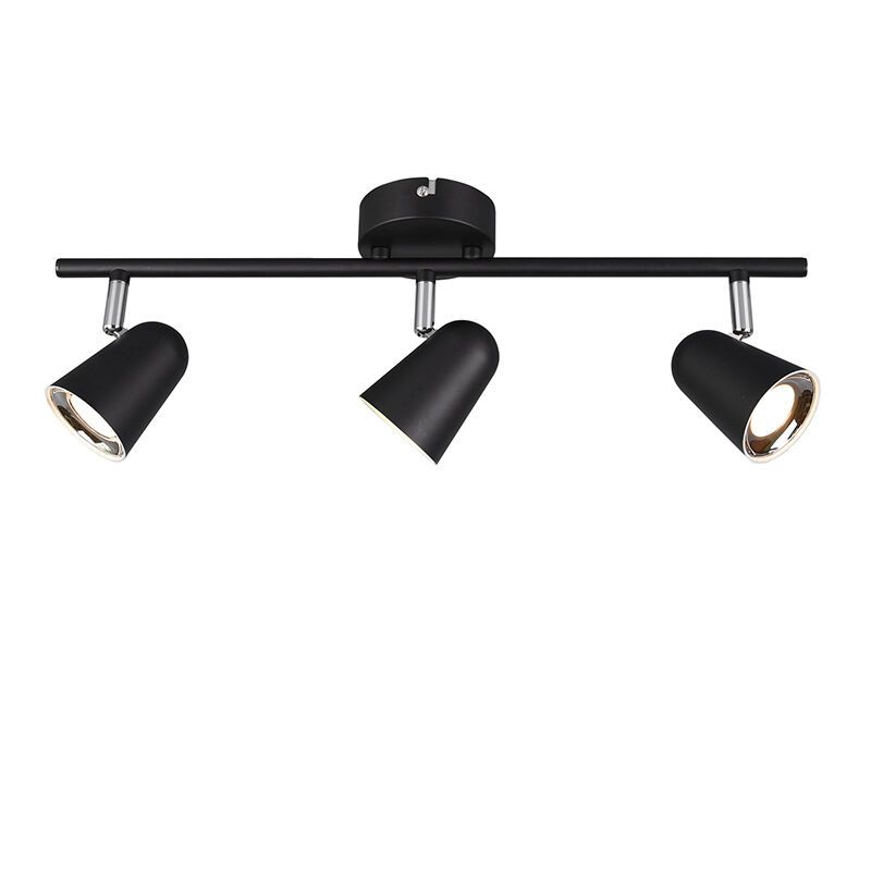 Faretto da soffitto moderno nero, Taj, 3W, 3000K LED Faretto da soffitto moderno nero, Taj, 3W, 3000K LED