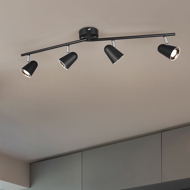 Faretto da soffitto moderno nero, Taj, 3W, 3000K LED