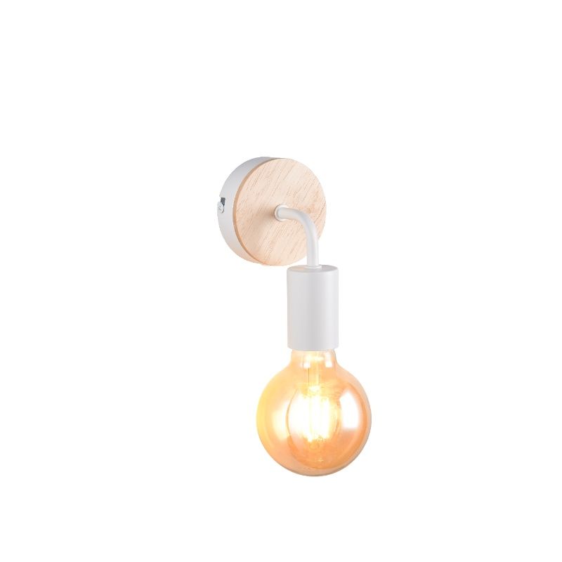 Applique da parete vintage bianca, Simran