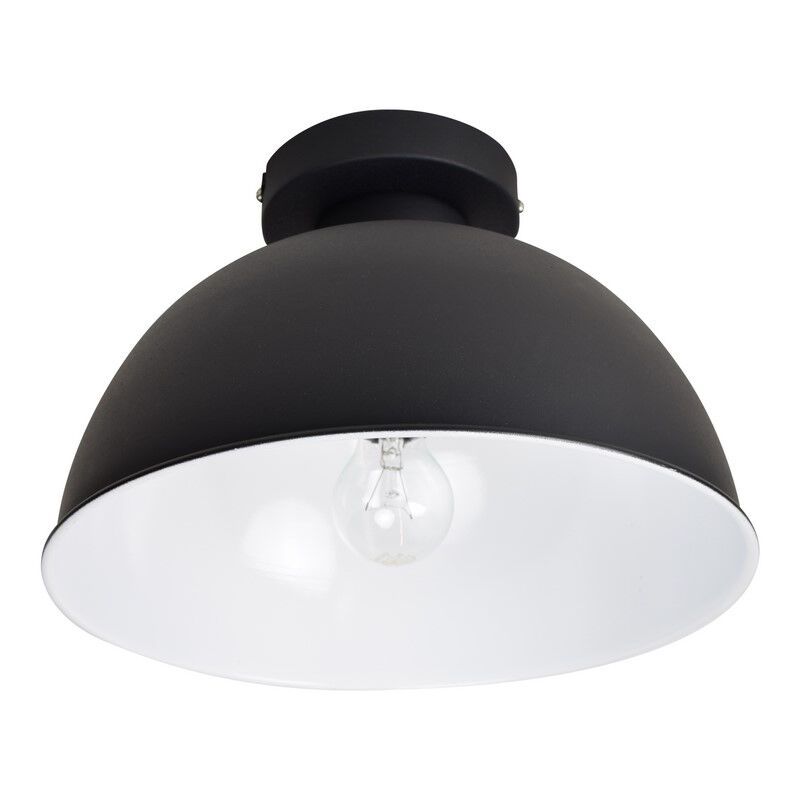 Lampada da soffitto nera industriale, Redon Lampada da soffitto nera industriale, Redon