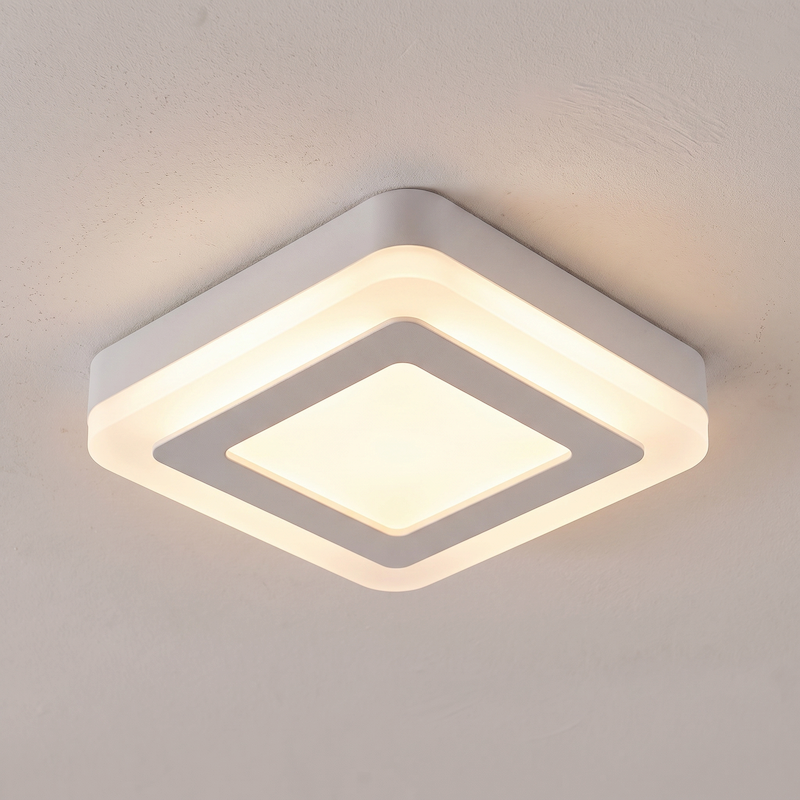 Lampada passagio bianca in plastica, Haley, 8W, 3000K LED, IP54