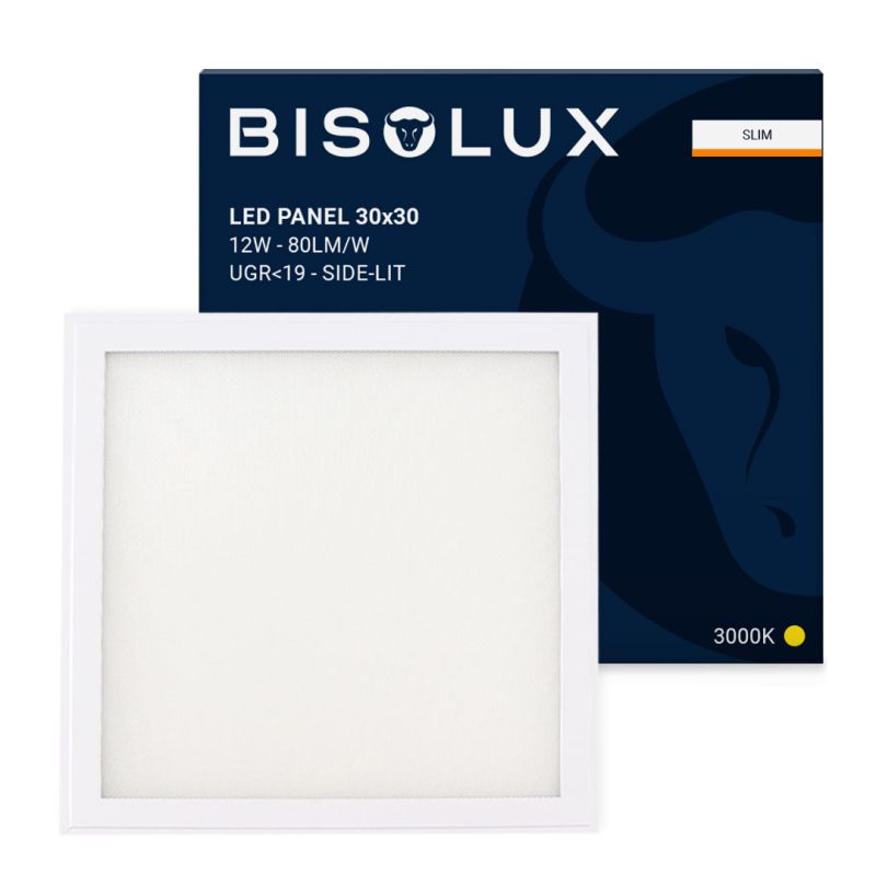 Bisolux Master pannello LED 30x30 cm, 12W, 3000K Bisolux Master pannello LED 30x30 cm, 12W, 3000K