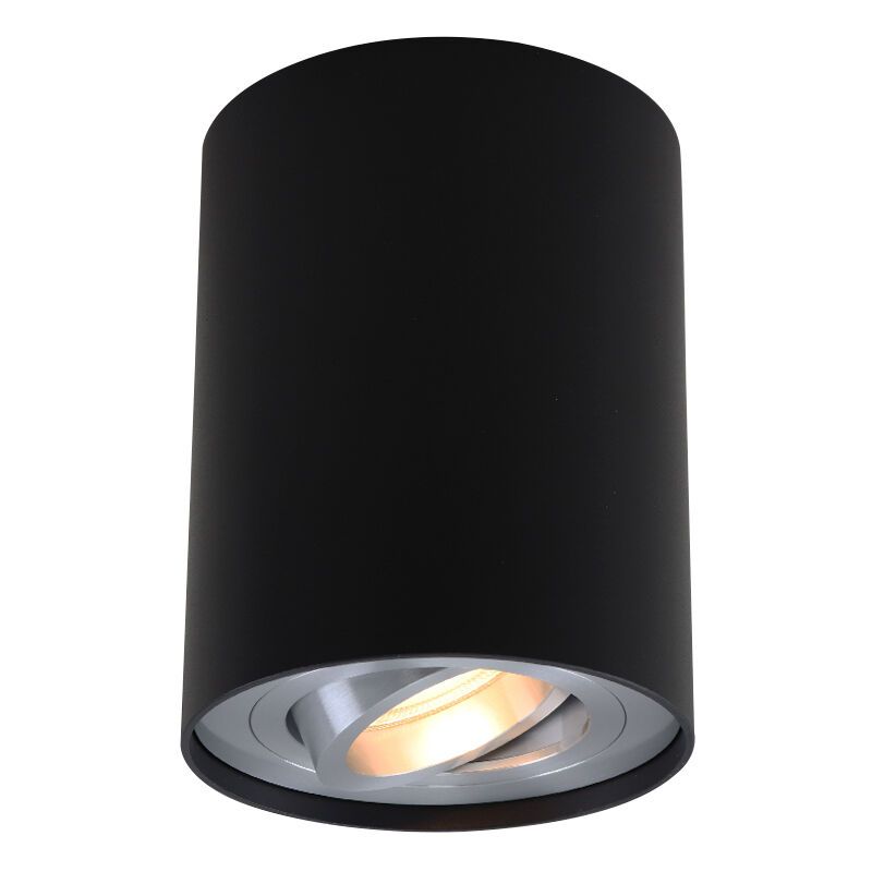 Faretto da superficie nero moderno, Snertinge