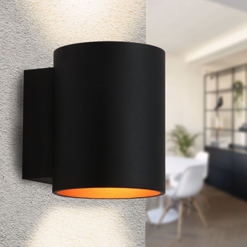 Lampada da parete up down dorata moderna, Dalila