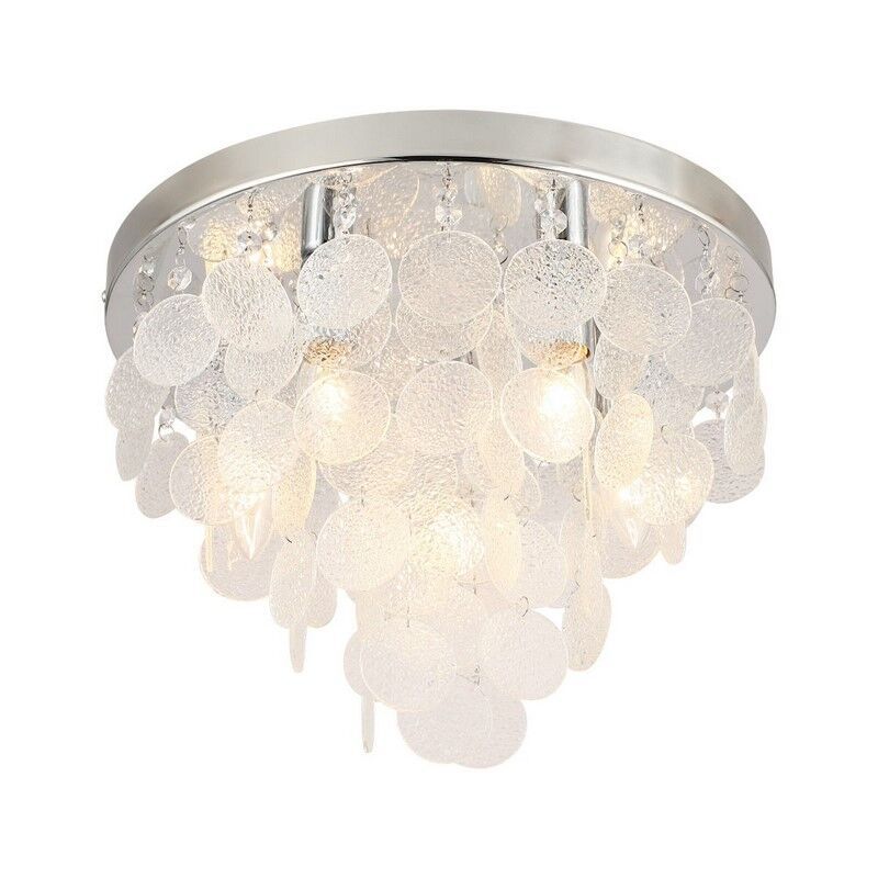 Plafoniera cromata design, Mirac Plafoniera cromata design, Mirac