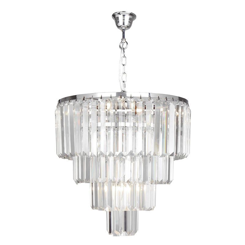 Lampada a sospensione cromata design, Kajol