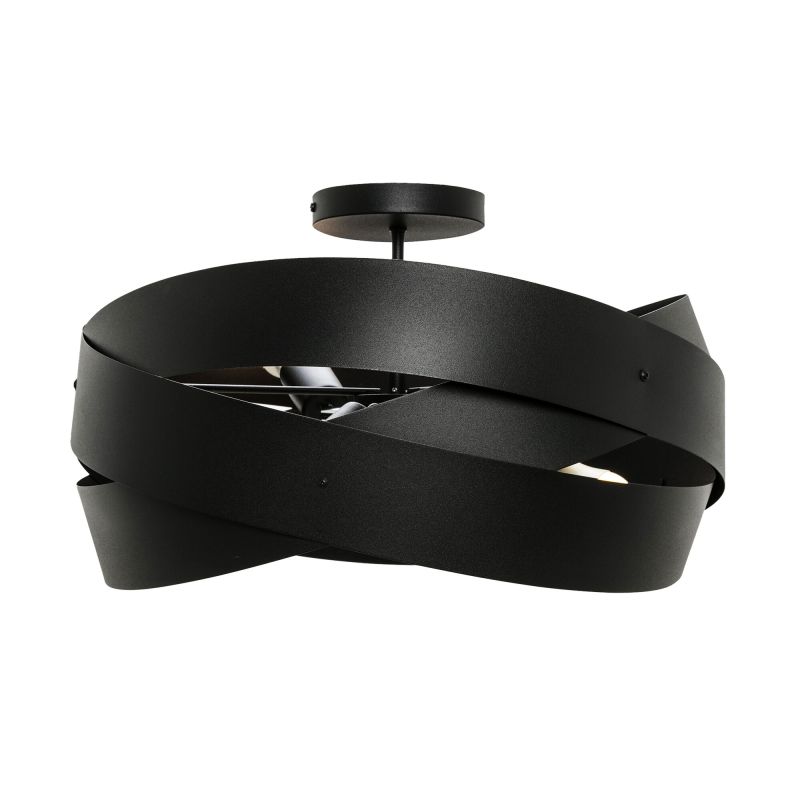 Lampada da soffitto nera moderna, Tanno Lampada da soffitto nera moderna, Tanno
