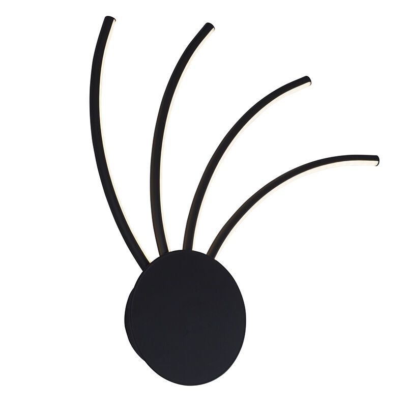 Applique da parete dorata moderna, Laurina, 11W, bianco regolabile tra caldo e freddo LED