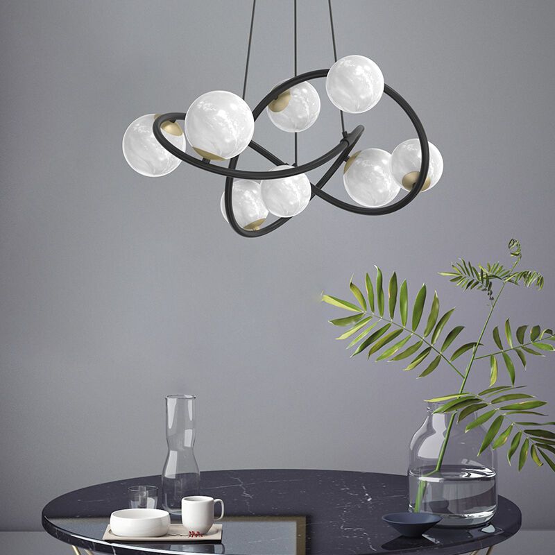 Lampada a sospensione bianca moderna, Moritz