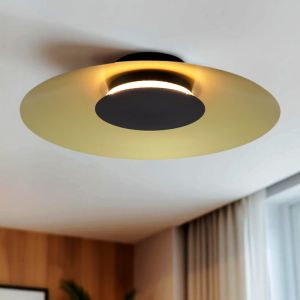 Plafoniera dorata moderna, Denyse, 15W, 3000K LED