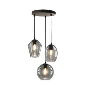 Lampada a sospensione grigia design, Lazaro