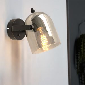 Faretto da parete grigio design, Clyde
