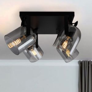 Faretto da soffitto grigio design, Clyde