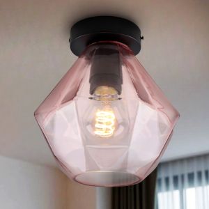 Lampada da soffitto rosa retrò, Anoek
