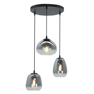 Lampada a sospensione grigia design, Semra