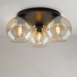 Lampada da soffitto ambrata design, Emerson