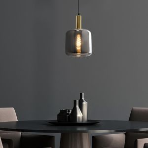 Lampada a sospensione grigia design, Keanu