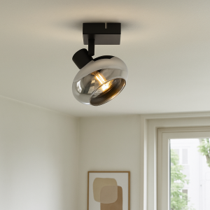 Faretto da soffitto nero design, Skip