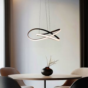 Lampada a sospensione nera design, Tanya, 21W, 2700K LED