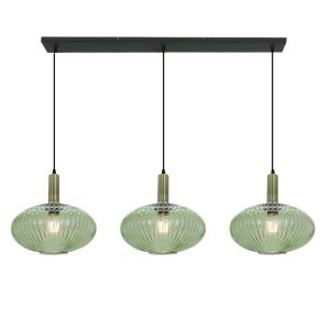 Lampada a sospensione verde retrò, Charlois