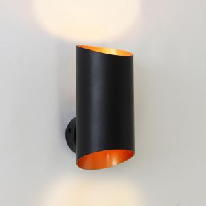 Lampada da parete up down nera moderna, Dillan