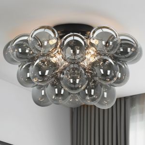 Lampada da soffitto grigia design, Cyril