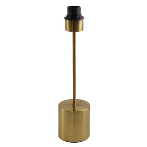 Lampada da tavolo senza paralume in ottone in alluminio, Rika, con interruttore