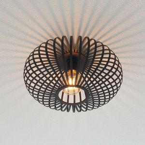 Plafoniera nera industriale, Lieve